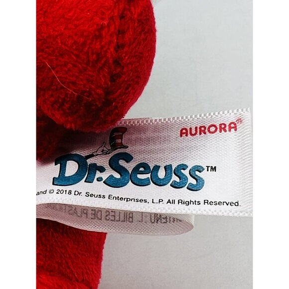 Aurora World Dr Seuss Thing 1 and 2  Plush Reversible Two Sided Double Dood 9" - Picture 8 of 10
